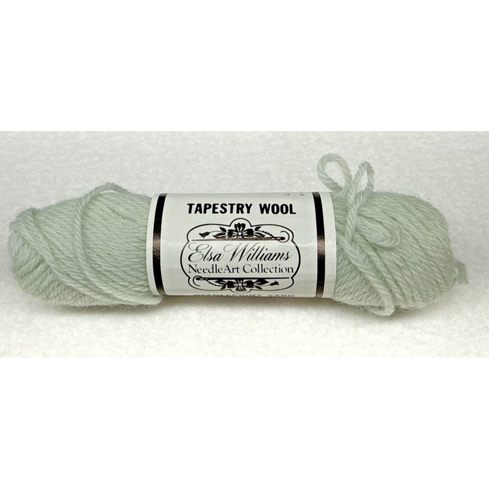 Elsa Williams Tapestry Wool Yarn Color 416 Green 40 Yd Needlepoint Skeins (6)